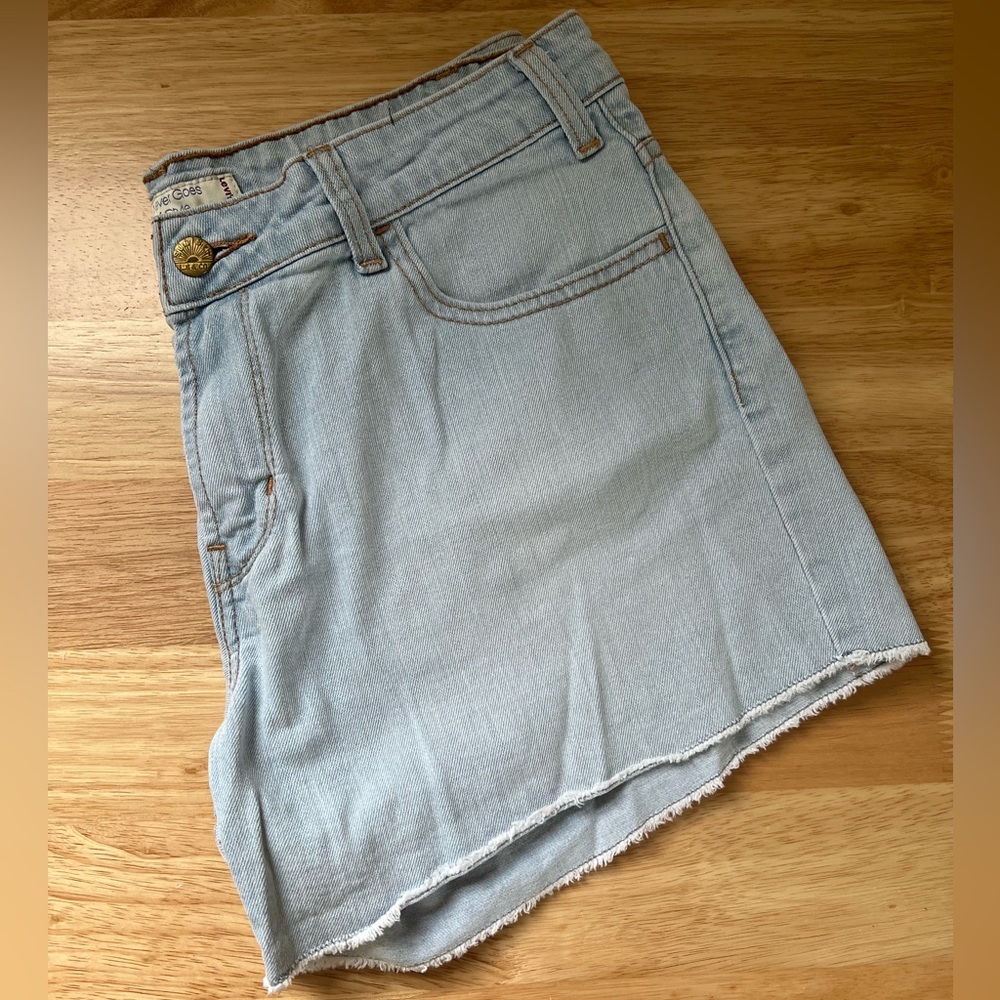 Women’s Levi’s Light Wash Jean Shorts Size 8